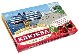 №2 КФ МИР Клюква в шоколадной глазури 160г в Железногорске